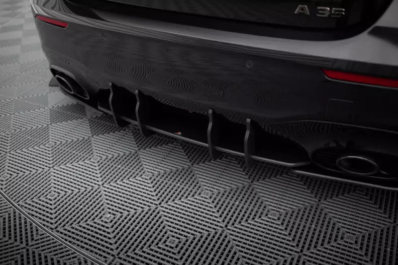 Maxton Design Street Pro Heckdiffusor für Mercedes-AMG A35 Hatchback W177 Schwarz matt – Ansicht 2