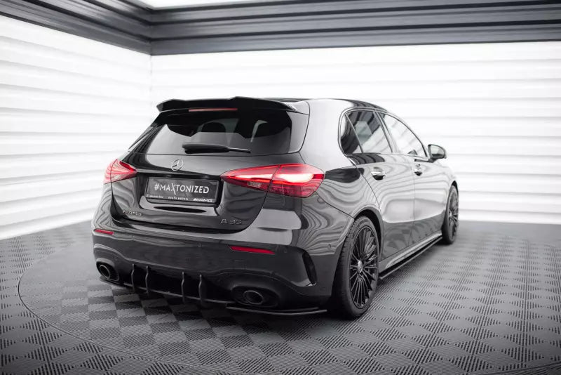 Maxton Design Street Pro Heckdiffusor für Mercedes-AMG A35 Hatchback W177 Schwarz matt – Ansicht 4