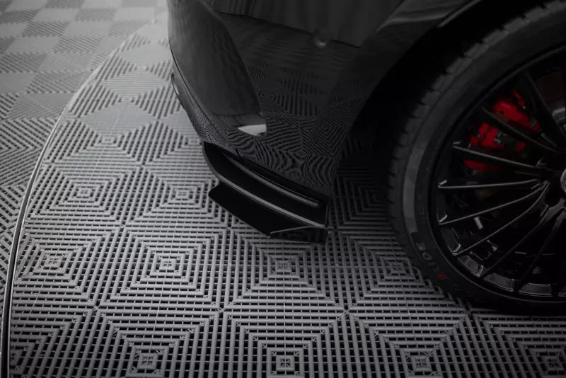 Maxton Design Hintere Seiten Flaps Mercedes-AMG A35 Hatchback W177 Hochglanz schwarz – Ansicht 3