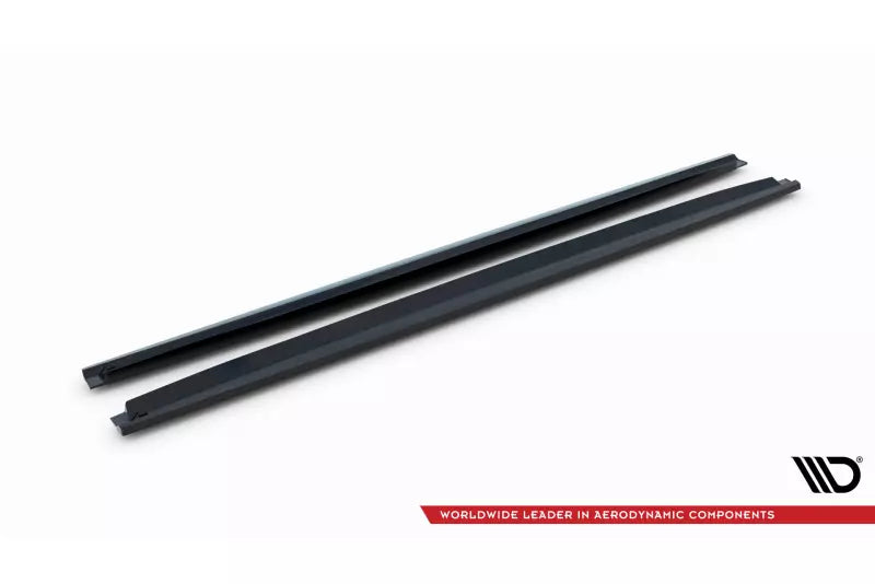 Maxton Design Seitenschweller (Paar) V.3 für Mercedes-Benz GLC Coupe AMG-Line C253 Hochglanz schwarz – Ansicht 4