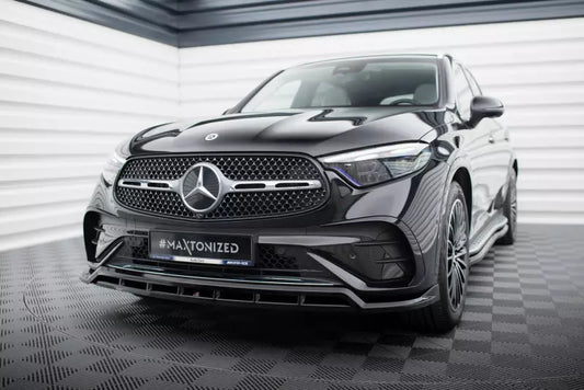 Maxton Design Frontlippe für Mercedes-Benz GLC AMG-Line X254 Hochglanz schwarz – Ansicht 1