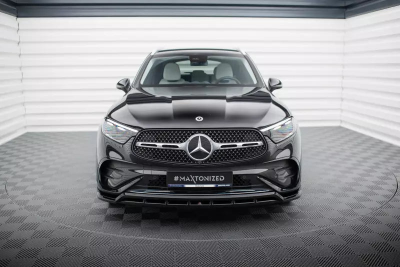 Maxton Design Frontlippe für Mercedes-Benz GLC AMG-Line X254 Hochglanz schwarz – Ansicht 2