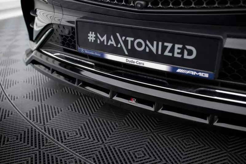 Maxton Design Frontlippe für Mercedes-Benz GLC AMG-Line X254 Hochglanz schwarz – Ansicht 3
