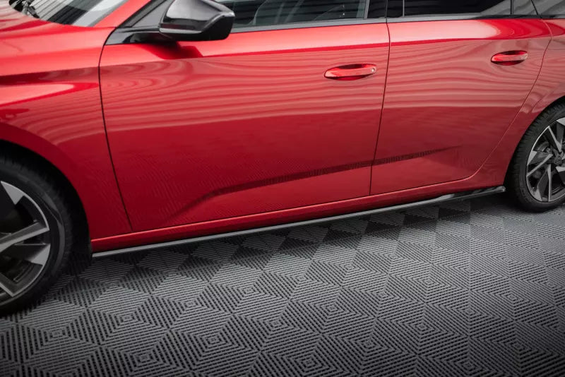 Maxton Design Seitenschweller (Paar) für Peugeot 308 Mk3 Hochglanz schwarz – Ansicht 1