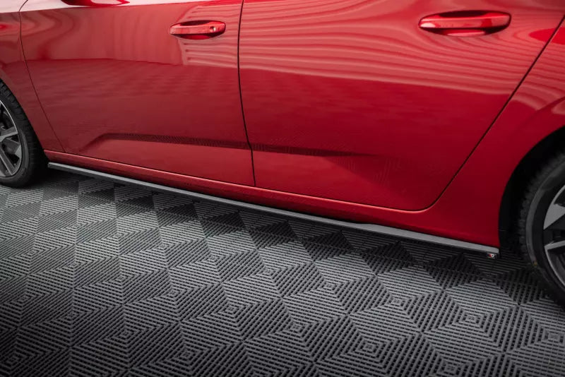 Maxton Design Seitenschweller (Paar) für Peugeot 308 Mk3 Hochglanz schwarz – Ansicht 3