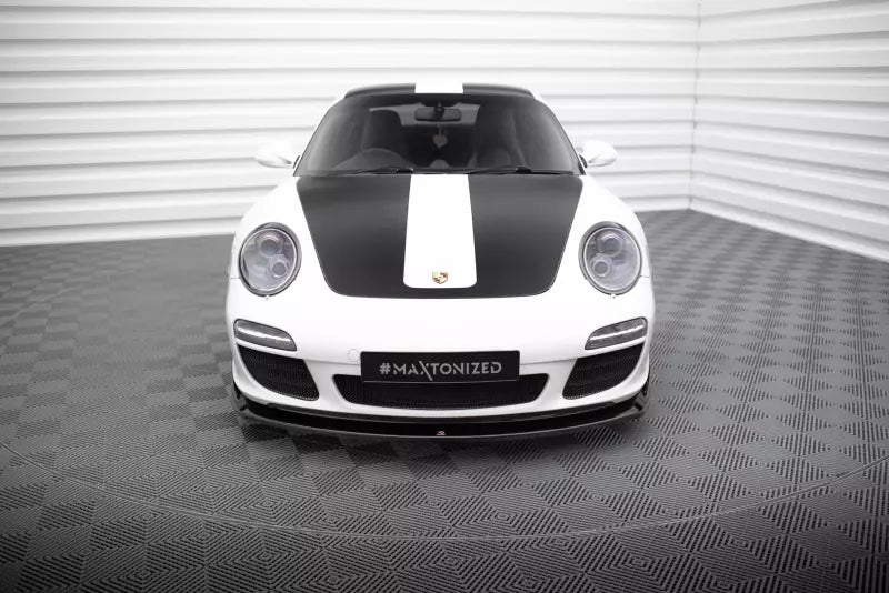 Maxton Design Frontlippe V.2 für Porsche 911 Carrera 997 Facelift Hochglanz schwarz – Ansicht 3