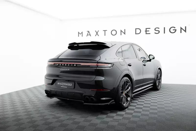 Maxton Design Heckspoiler Lippe für Porsche Cayenne Coupe Mk3 Hochglanz schwarz – Ansicht 3