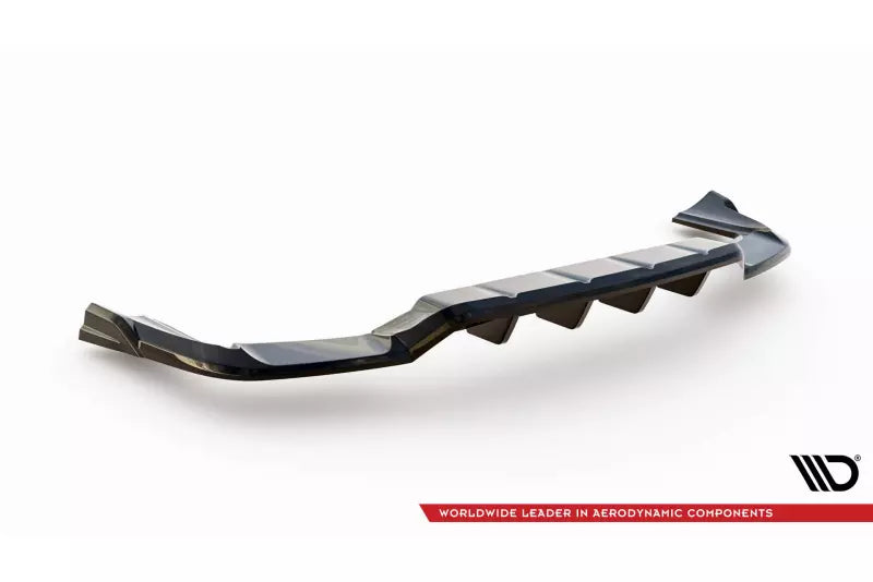 Maxton Design mittlerer Heckdiffusor DTM Look für Porsche Cayenne Coupe Mk3 Hochglanz schwarz – Ansicht 3