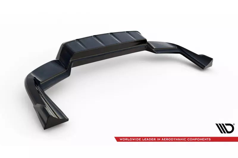 Maxton Design mittlerer Heckdiffusor DTM Look für Porsche Cayenne Coupe Mk3 Hochglanz schwarz – Ansicht 4