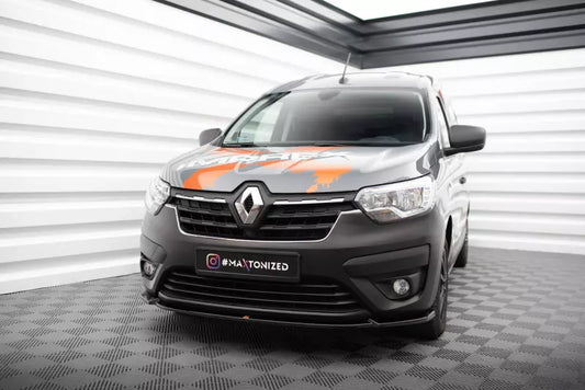 Maxton Design Frontlippe für Renault Express Mk2 Hochglanz schwarz – Ansicht 1