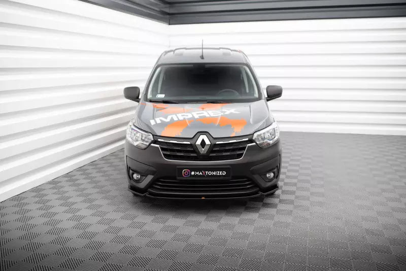 Maxton Design Frontlippe für Renault Express Mk2 Hochglanz schwarz – Ansicht 2