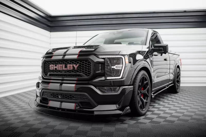 Maxton Design Frontlippe für Shelby F150 Super Snake Hochglanz schwarz – Ansicht 1