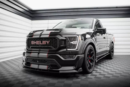 Maxton Design Frontlippe für Shelby F150 Super Snake Hochglanz schwarz – Ansicht 1