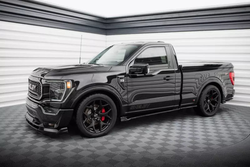 Maxton Design Seitenschweller (Paar) für Shelby F150 Super Snake Hochglanz schwarz – Ansicht 2