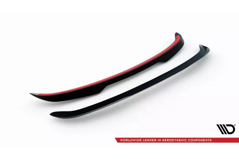 Maxton Design Heckspoiler Lippe für Skoda Superb Sportline Combi Mk3 Facelift Hochglanz schwarz – Ansicht 4