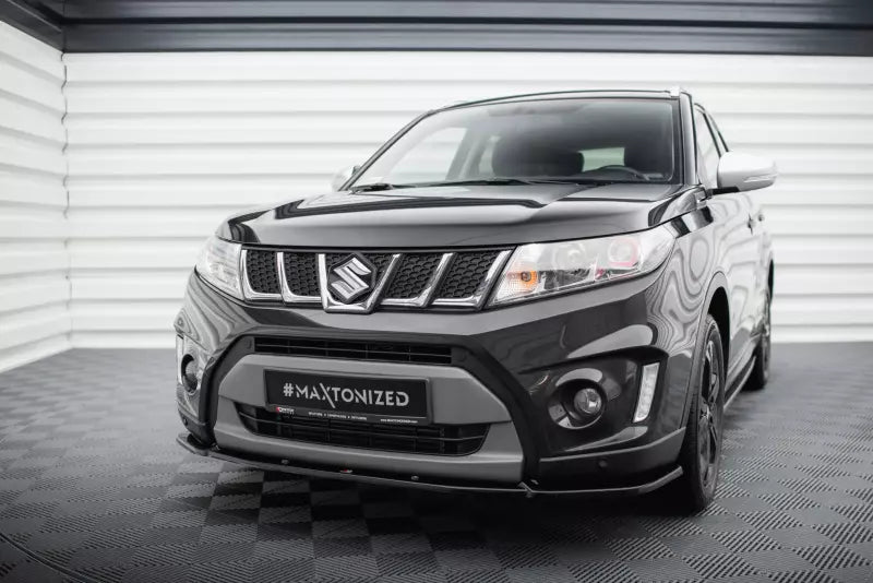 Maxton Design Frontlippe V.2 für Suzuki Vitara S Mk2 Hochglanz schwarz – Ansicht 1