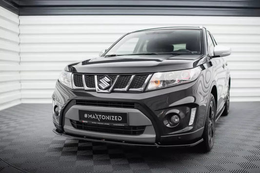 Maxton Design Frontlippe V.2 für Suzuki Vitara S Mk2 Hochglanz schwarz – Ansicht 1