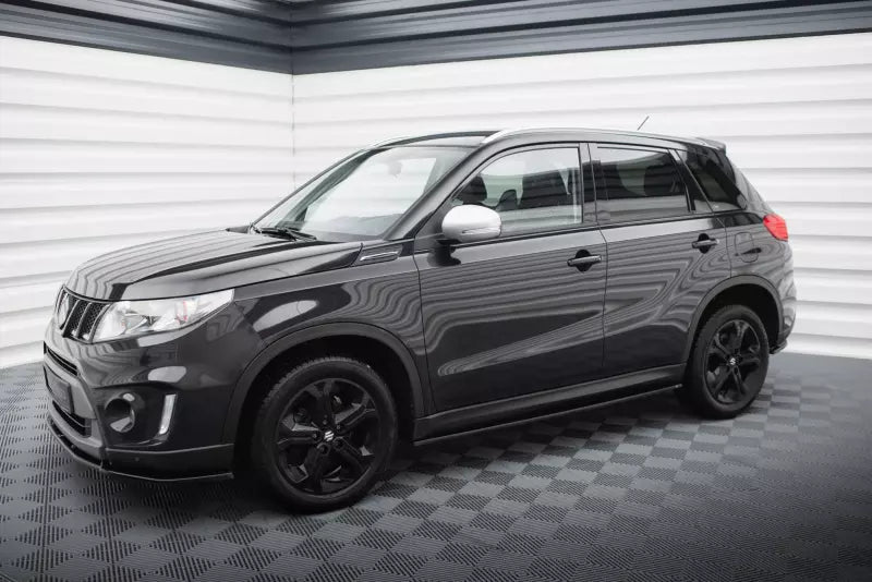 Maxton Design Seitenschweller (Paar) für Suzuki Vitara S Mk2 Hochglanz schwarz – Ansicht 2