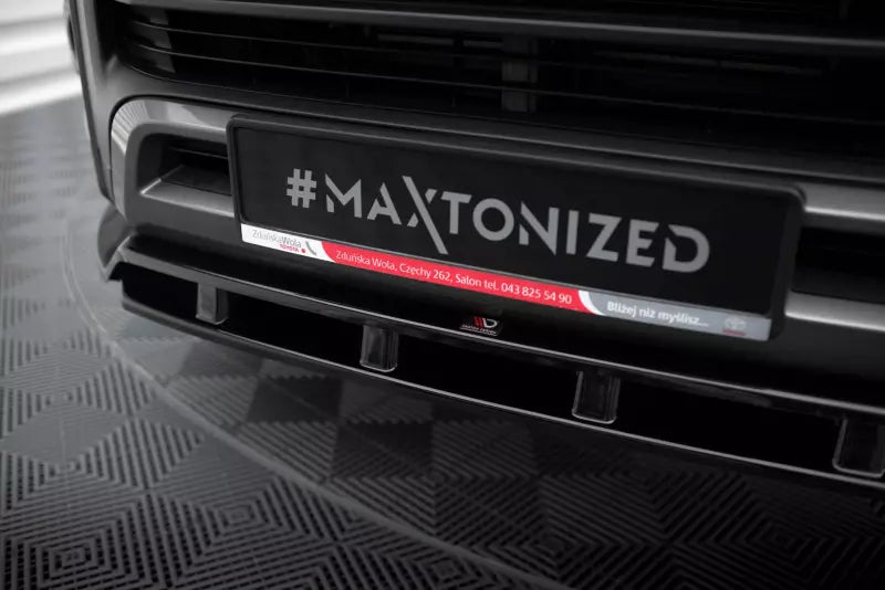 Maxton Design Frontlippe für Toyota Hilux Invincible Mk8 Facelift Hochglanz schwarz – Ansicht 3