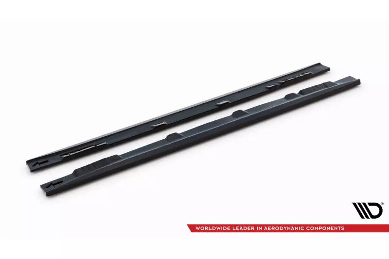 Maxton Design Seitenschweller (Paar) für Toyota Yaris T-Sport Mk1 Facelift Hochglanz schwarz – Ansicht 3