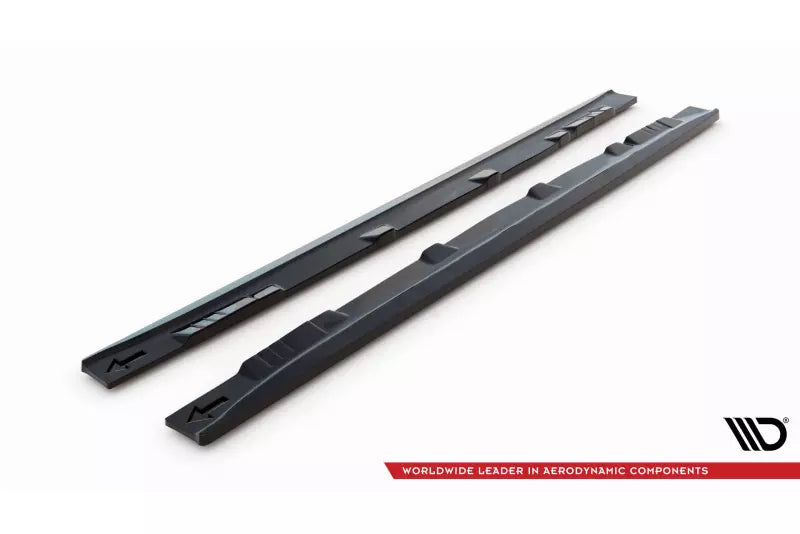Maxton Design Seitenschweller (Paar) für Toyota Yaris T-Sport Mk1 Facelift Hochglanz schwarz – Ansicht 4