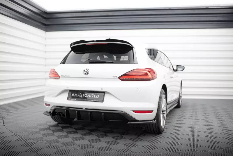 Maxton Design Heckspoiler Lippe für Volkswagen Scirocco Mk3 Facelift Hochglanz schwarz – Ansicht 3