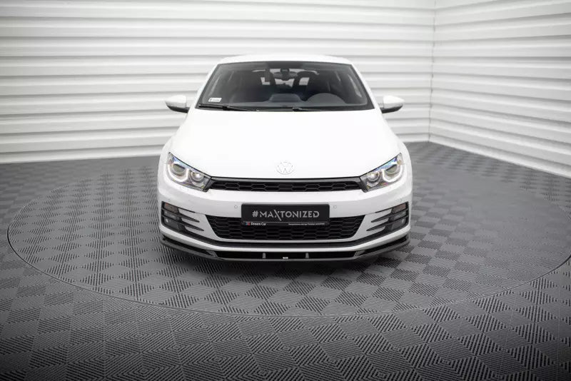 Maxton Design Frontlippe für Volkswagen Scirocco Mk3 Facelift Hochglanz schwarz – Ansicht 2