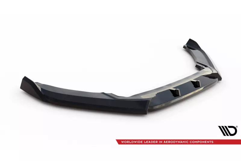 Maxton Design Frontlippe V.2 für Volkswagen Scirocco Mk3 Facelift Hochglanz schwarz – Ansicht 4