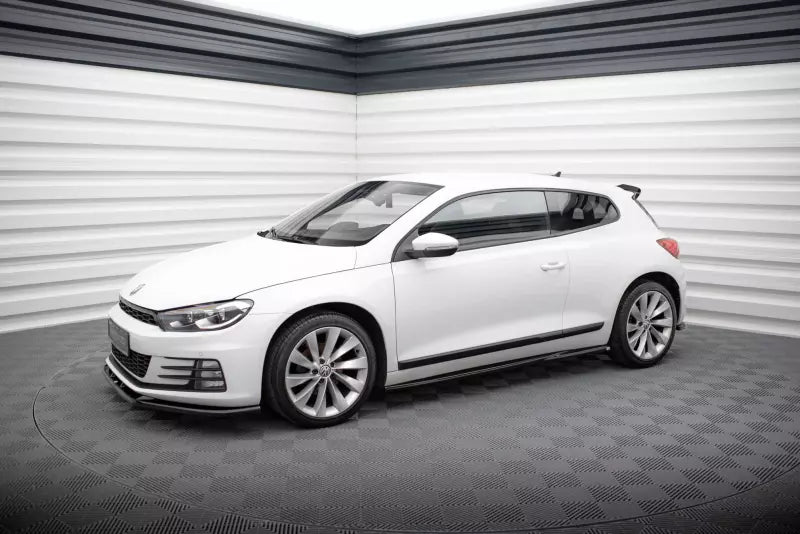 Maxton Design Seitenschweller (Paar) für VW Scirocco Mk3 Facelift Hochglanz schwarz – Ansicht 3