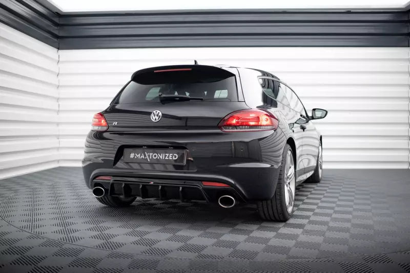 Maxton Design Heckdiffusor V.2 für Volkswagen Scirocco R Mk3 Hochglanz schwarz – Ansicht 1