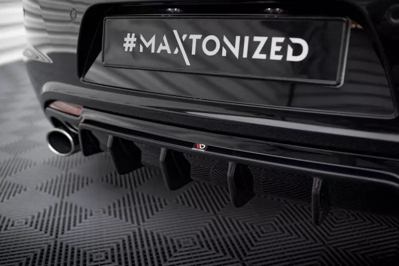 Maxton Design Heckdiffusor V.2 für Volkswagen Scirocco R Mk3 Hochglanz schwarz – Ansicht 3