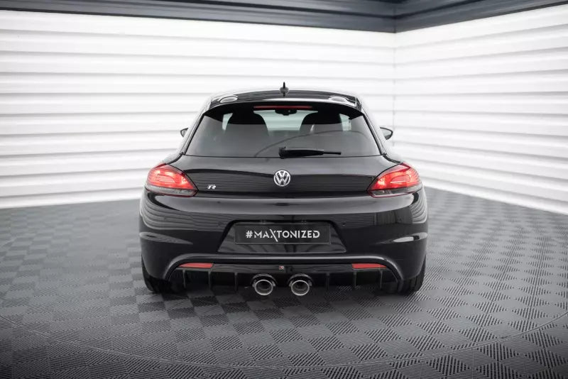 Maxton Design Heckdiffusor V.3 für Volkswagen Scirocco R Mk3 Hochglanz schwarz – Ansicht 1