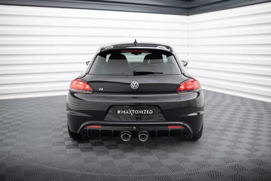 Maxton Design Heckdiffusor V.3 für Volkswagen Scirocco R Mk3 Hochglanz schwarz – Ansicht 1