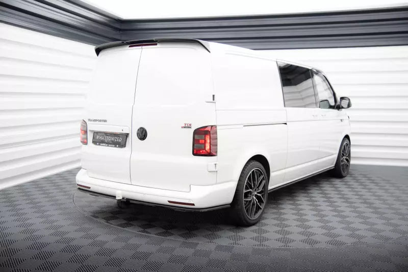 Maxton Design Heckdiffusor für Volkswagen T6 Long Facelift Hochglanz schwarz – Ansicht 2