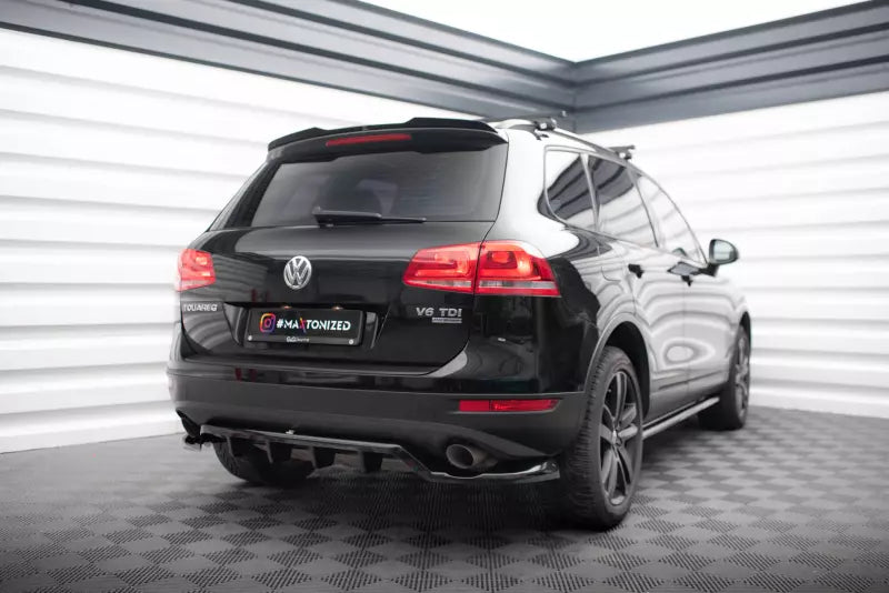 Maxton Design Heckspoiler Lippe für Volkswagen Touareg Mk2 Hochglanz schwarz – Ansicht 3