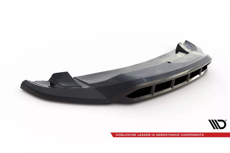 Maxton Design Frontlippe für Volkswagen Touareg Mk2 Hochglanz schwarz – Ansicht 4