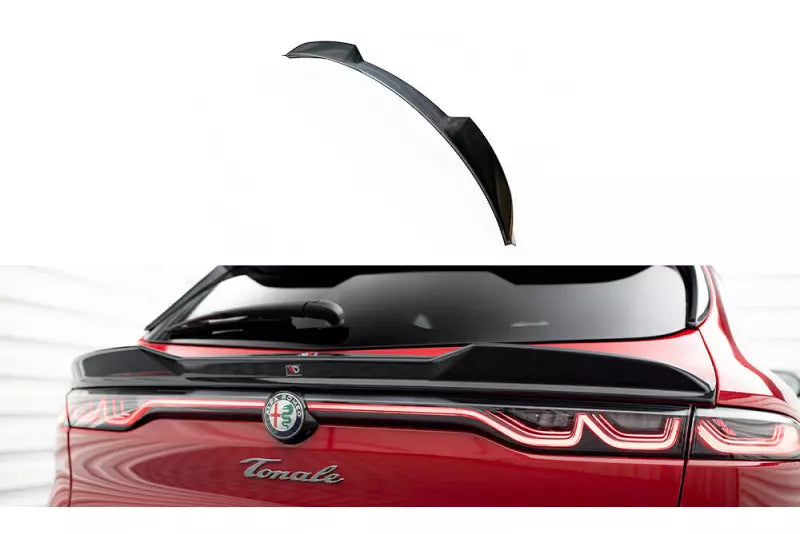 Maxton Design Heckspoiler 3D V.2 für Alfa Romeo Tonale Mk1 Hochglanz schwarz – Ansicht 2