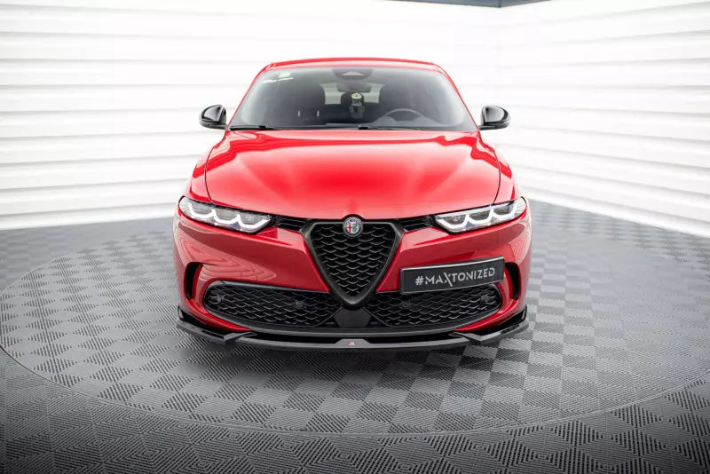 Maxton Design Frontlippe für Alfa Romeo Tonale Mk1 Hochglanz schwarz – Ansicht 2