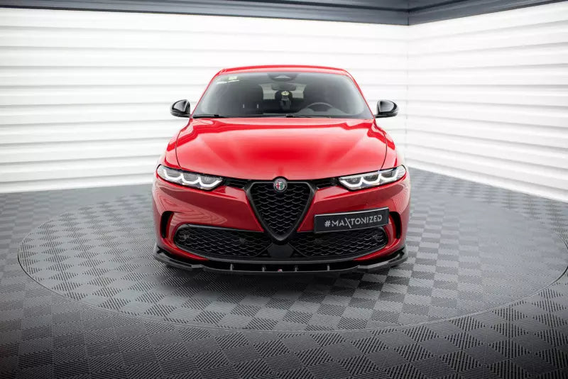 Maxton Design Frontlippe V.2 für Alfa Romeo Tonale Mk1 Hochglanz schwarz – Ansicht 2