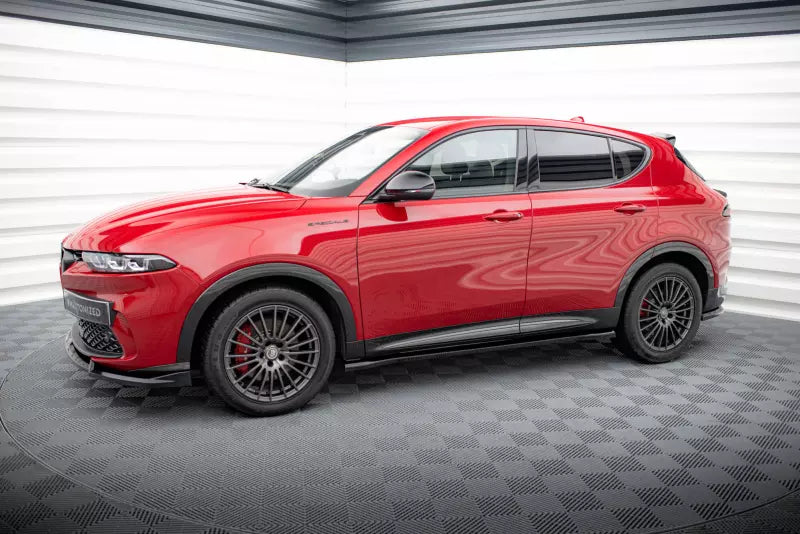 Maxton Design Seitenschweller (Paar) für Alfa Romeo Tonale Mk1 Hochglanz schwarz – Ansicht 2