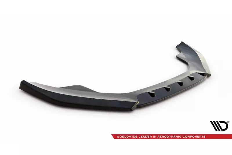 Maxton Design Frontlippe V.3 für Audi A4 S-Line / S4 B8 Facelift Hochglanz schwarz – Ansicht 3