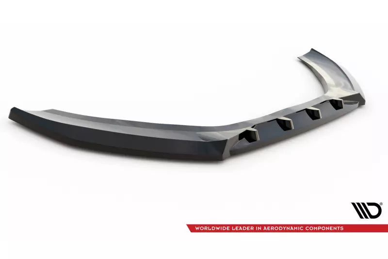 Maxton Design Frontlippe V.2 für Audi A6 C7 Hochglanz schwarz – Ansicht 4