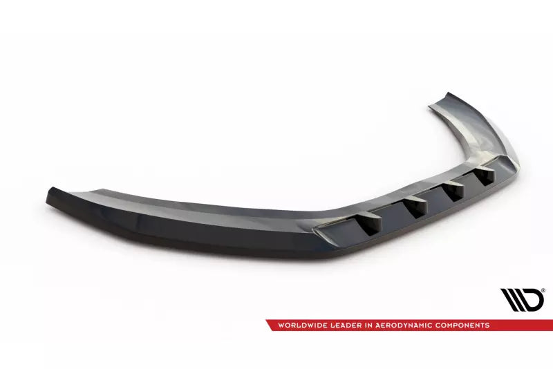 Maxton Design Frontlippe V.3 für Audi A6 C7 Hochglanz schwarz – Ansicht 4