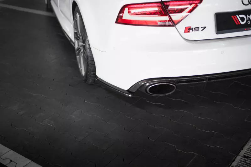 Maxton Design Diffusor Flaps V.2 für Audi RS7 C7 Facelift Hochglanz schwarz – Ansicht 3