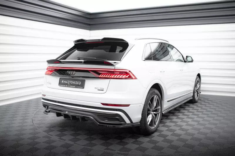 Maxton Design Heckspoiler 3D (oben) für Audi SQ8 / Q8 S-Line Mk1 Hochglanz schwarz – Ansicht 4