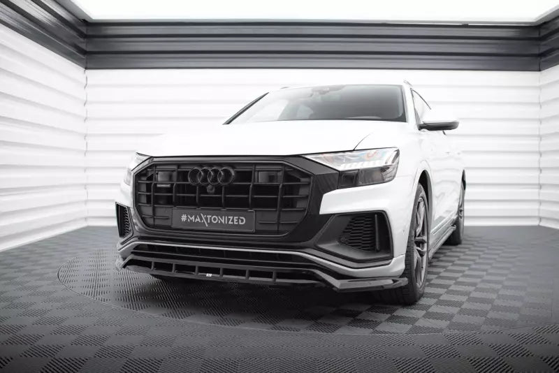 Maxton Design Frontlippe V.2 für Audi SQ8 / Q8 S-Line Mk1 Hochglanz schwarz – Ansicht 1