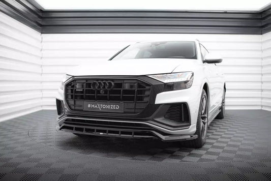 Maxton Design Frontlippe V.2 für Audi SQ8 / Q8 S-Line Mk1 Hochglanz schwarz – Ansicht 1