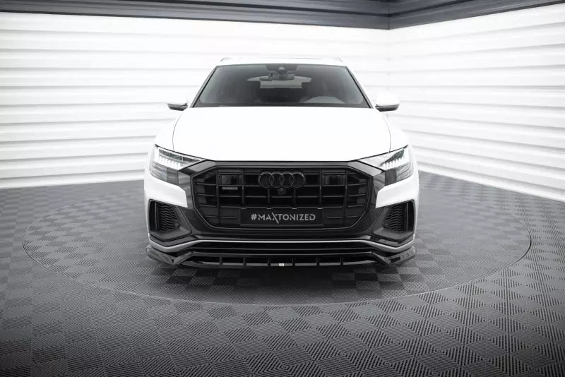Maxton Design Frontlippe V.2 für Audi SQ8 / Q8 S-Line Mk1 Hochglanz schwarz – Ansicht 2