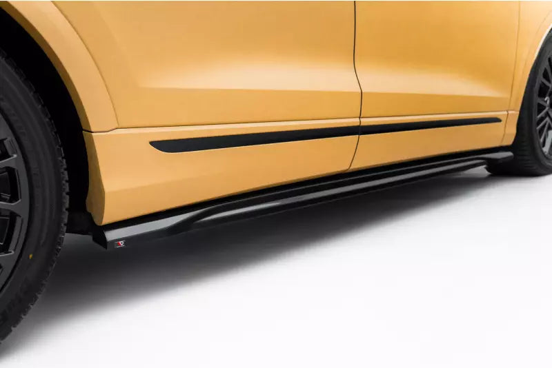 Maxton Design Seitenschweller (Paar) V.2 für Audi SQ8 / Q8 S-Line Mk1 Hochglanz schwarz – Ansicht 3