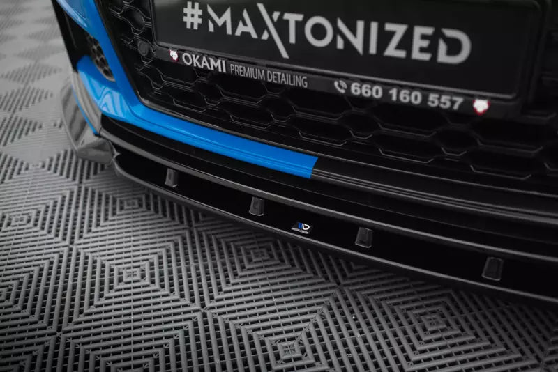 Maxton Design Frontlippe für Audi TT S 8S Facelift Hochglanz schwarz – Ansicht 3